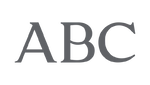 Logotipo gris del periódico ABC, medio donde ha aparecido Guía Migración